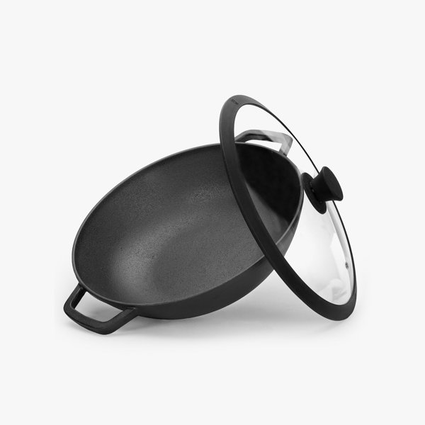 Belfry Kitchen Large Non Stick Wok With Lid Wayfair.co.uk